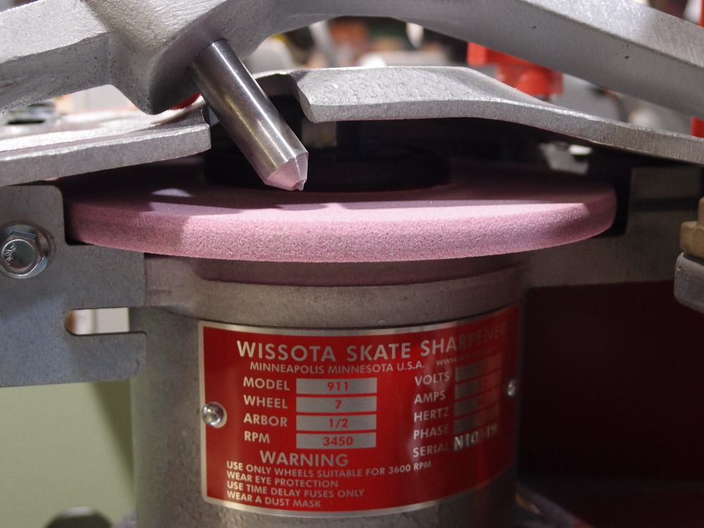 911 Skate Sharpener 80-Grit Pink Grinding Wheel Stone
